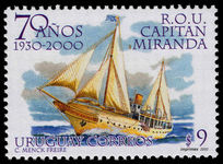 Uruguay 2000 Captain Miranda unmounted mint.