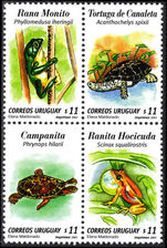 Uruguay 2001 Amphibians and Reptiles unmounted mint.
