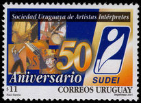 Uruguay 2001 Society of Performers unmounted mint.