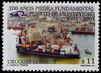 Uruguay 2001 Montevideo Port unmounted mint.