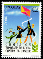 Uruguay 2001 Anti-Cancer Campaign unmounted mint.
