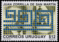 Uruguay 2001 Juan Zorilla de San Martin unmounted mint.