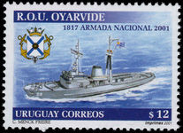 Uruguay 2001 Oyarvide Survey Ship unmounted mint.