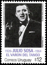 Uruguay 2001 Julio Sosa unmounted mint.