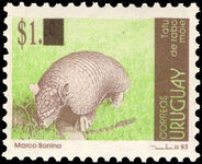 Uruguay 2004 1p on 1p20 Provisional unmounted mint.