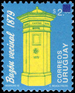 Uruguay 2004 2p on 825p Provisional unmounted mint.