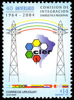 Uruguay 2004 Regional Energy Intergration unmounted mint.