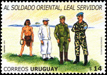 Uruguay 2004 Loyal Service unmounted mint.