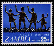 Zambia 1968 UNICEF unmounted mint.