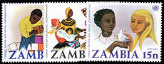Zambia 1977 Decade for Action to Combat Racism and Racial Discrimination unmounted mint.