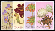 Zambia 1983 Wild Flowers unmounted mint.