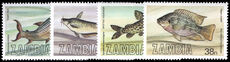 Zambia 1983 Fish of Zambia unmounted mint.