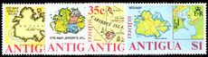 Antigua 1975 Maps of Antigua unmounted mint.