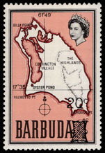 Barbuda 1970 20c Provisional unmounted mint.
