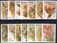 Belize 1987 Christmas Orchids from Reichenbachia unmounted mint.