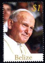 Belize 2005 Pope John Paul II unmounted mint.