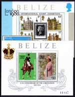 Belize 1979 Coronation Anniversary souvenier sheet unmounted mint.