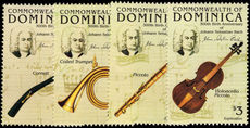 Dominica 1985 J S Bach unmounted mint.