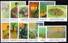 Grenada 1991 Death Centenary (1990) of Vincent van Gogh unmounted mint.