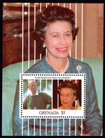 Grenada 1991 65th Birthday of Queen Elizabeth II souvenir sheet unmounted mint.