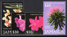 Jamaica 2007 Christmas flowers unmounted mint.