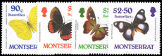 Montserrat 1987 Butterflies unmounted mint.