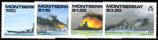 Montserrat 1990 World War II Capital Ships unmounted mint.