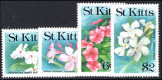 St Kitts 1991 Flowers unmounted mint.