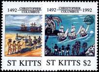 St Kitts 1992 Discovery of America unmounted mint.