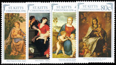 St Kitts 1996 Christmas. Religious Paintings unmounted mint.