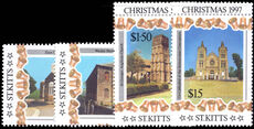 St Kitts 1997 Christmas. Churches unmounted mint.