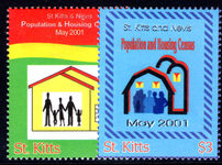 St Kitts 2001 Population and Housing Census unmounted mint.