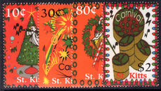 St Kitts 2001 Christmas and Carnival unmounted mint.