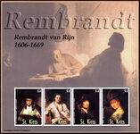 St Kitts 2003 Rembrandt souvenir sheet unmounted mint.