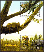 St Kitts 2005 Bengal Leopard souvenir sheet unmounted mint.