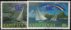 St Lucia 1991 Atlantic Rally for Cruising Yachts unmounted mint.