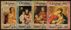 St Lucia 1992 Christmas unmounted mint.