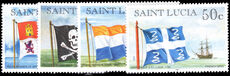 St Lucia 1998 Flags and Ships 1998 imprint set unmounted mint.