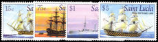 St Lucia 2002 Royal Navy Ships unmounted mint.