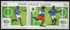 St Lucia 2006 World Cup Football unmounted mint.