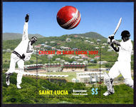 St Lucia 2007 Cricket in St Lucia souvenir sheet unmounted mint.