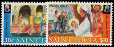 St Lucia 2007 Christmas unmounted mint.