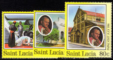 St Lucia 1986 Papal Visit unmounted mint.