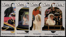 St Lucia 1986 Royal Wedding 2nd issue unmounted mint.