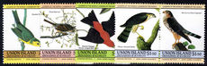 Union Island 1985 Audubon Birds unmounted mint.