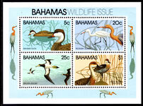 Bahamas 1981 Wildlife (1st series). Birds souvenir sheet  unmounted mint.
