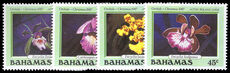 Bahamas 1987 Christmas. Orchids unmounted mint.