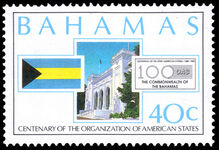 Bahamas 1990 Centenary of Organisation of American States  unmounted mint.