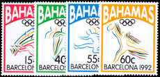 Bahamas 1992 Olympic Games unmounted mint.