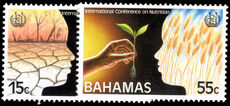 Bahamas 1992 International Conference on Nutrition unmounted mint.